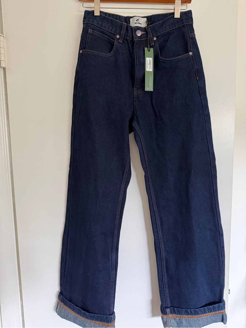 Scuffers Habi Dark Denim Flare Leg Jeans NWT